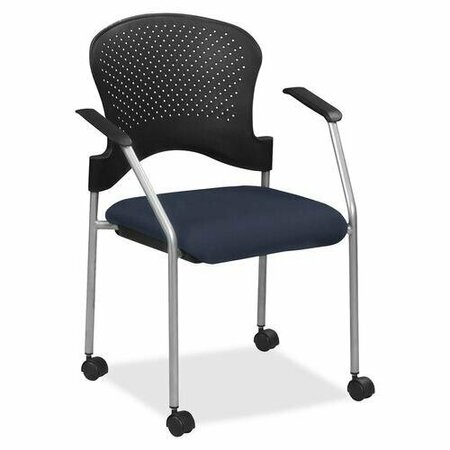 SIDE CHAIR W/CASTERS PERIWK